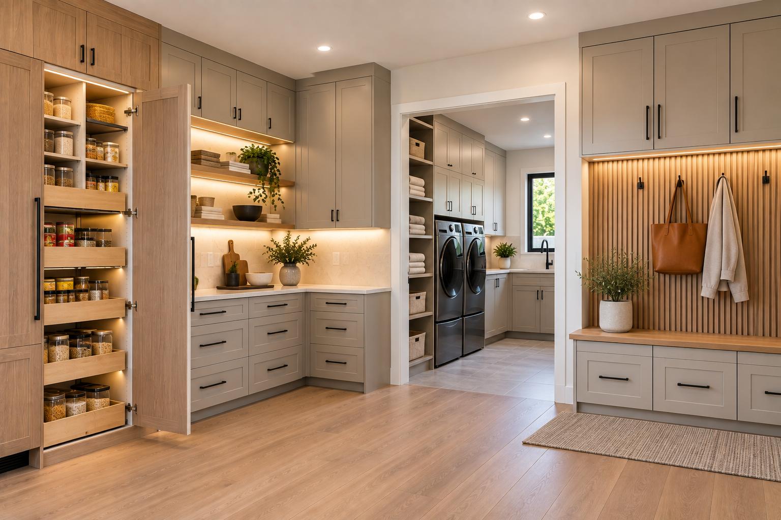 Cabinet Installation and Custom Storage