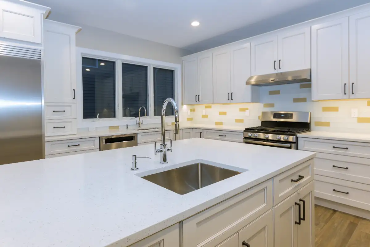 Modern Clean White Kicthen Remodel